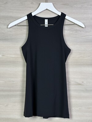 Lululemon Align Hip Length Racerback Nulu Size 4 Black BLK 25208