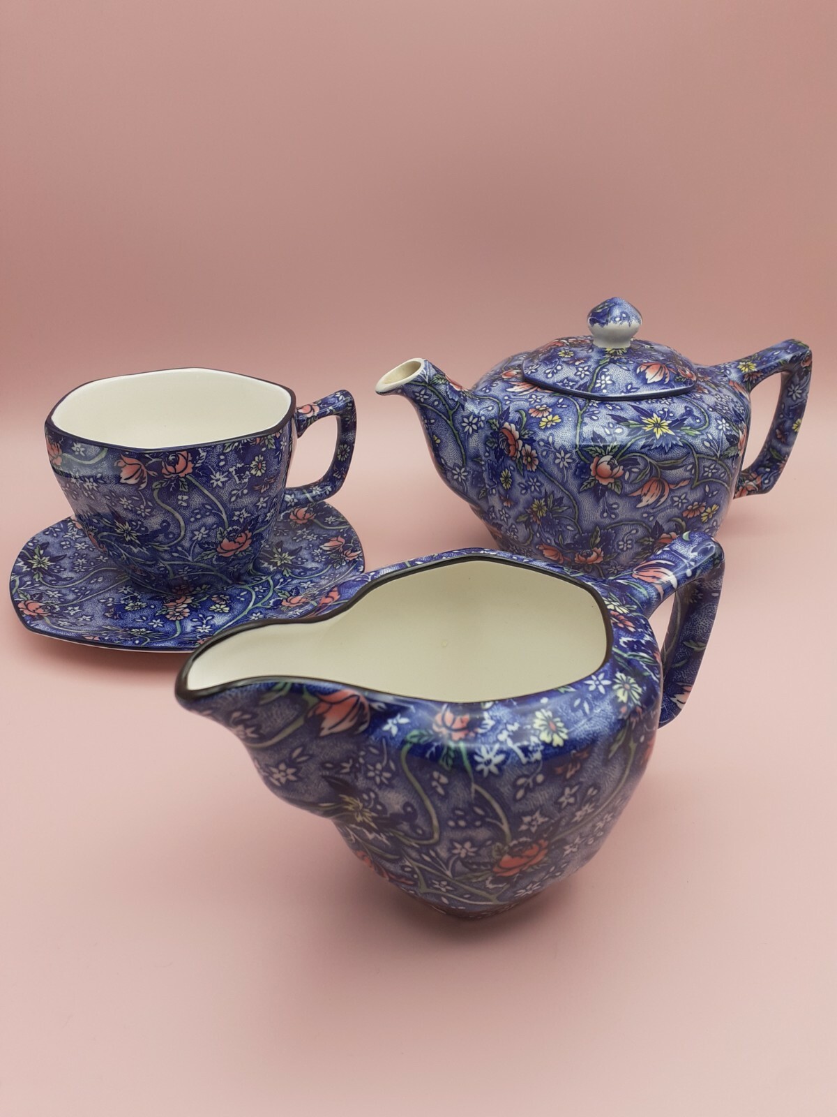 Ringtons Special Commission Chintz Design with Sadler Teapot Cream Cup