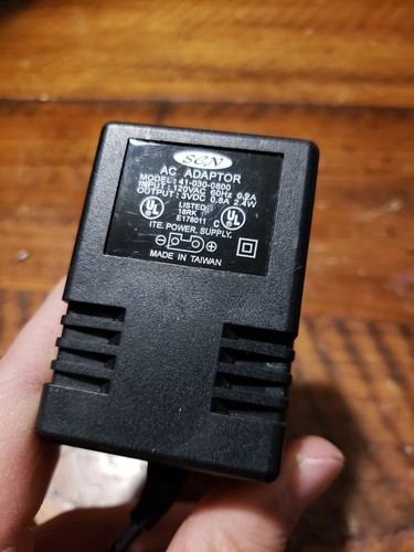 SCN 41-030-0800 AC DC Power Supply Adapter Charger Output 3VDC 0.8A 2.4W Freeshi