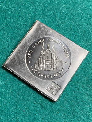 DDR - Wernigerode - Aluminiumklippe 1979 - 750 Jahre Stadtrecht