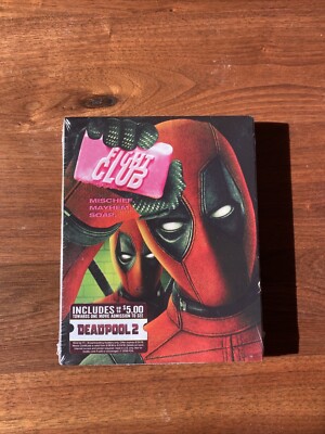 Fight Club (2018 Blu-Ray) Deadpool Photobombed Slipcover BRAND NEW SEALED