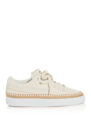 

PUMA Womens Marshmallow White Sneakerdrille Toe Platform Leather Sneakers, Белый, 36923402