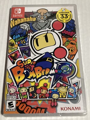 Super Bomberman R!  Nintendo Switch Game & Case BRAND NEW