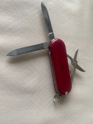 LOGO CIDAL PETIT COUTEAU PLIANT ROUGE LIME CISEAUX  PETIT ANNEAU DE SUSPENSION