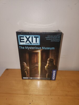 Kosmos EXIT The Mysterious Museum Escape Room Game Sealed Level Two Family Fun