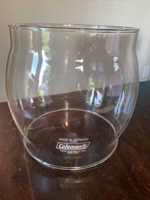 Vintage Coleman 236 237 237A Lantern GLOBE 660 White Logo Made in Germany