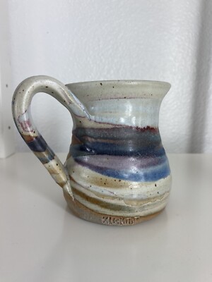 Klickitat Pottery Wear 12oz Mug Handmade Glazed High Fired Stoneware Colorful