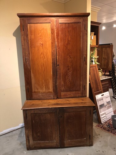 Antique Vintage Yellow Pine Sideboard Pantry Cabinet Handmade