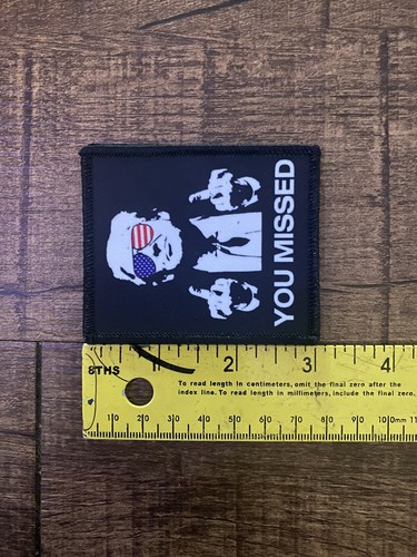 Cornhole Bags Bag (3x2.5 Inch) Donald Trump You Missed  Patch Vel-cro Backing