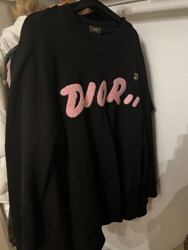 Authentic KAWS x DIOR Crewneck Sweatshirt Black Size L | eBay Authentic KAWS x DIOR Crewneck Sweatshirt Black Size L | eBay