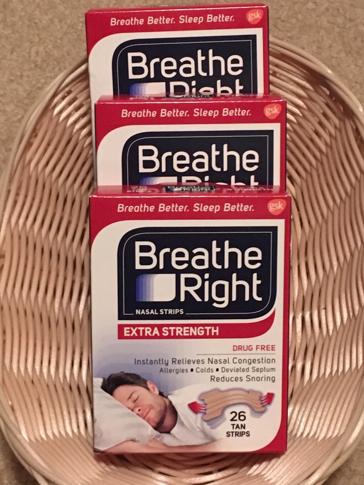 Купить Носовой полос Breathe Rights Strips Extra Strength 26 Count ...