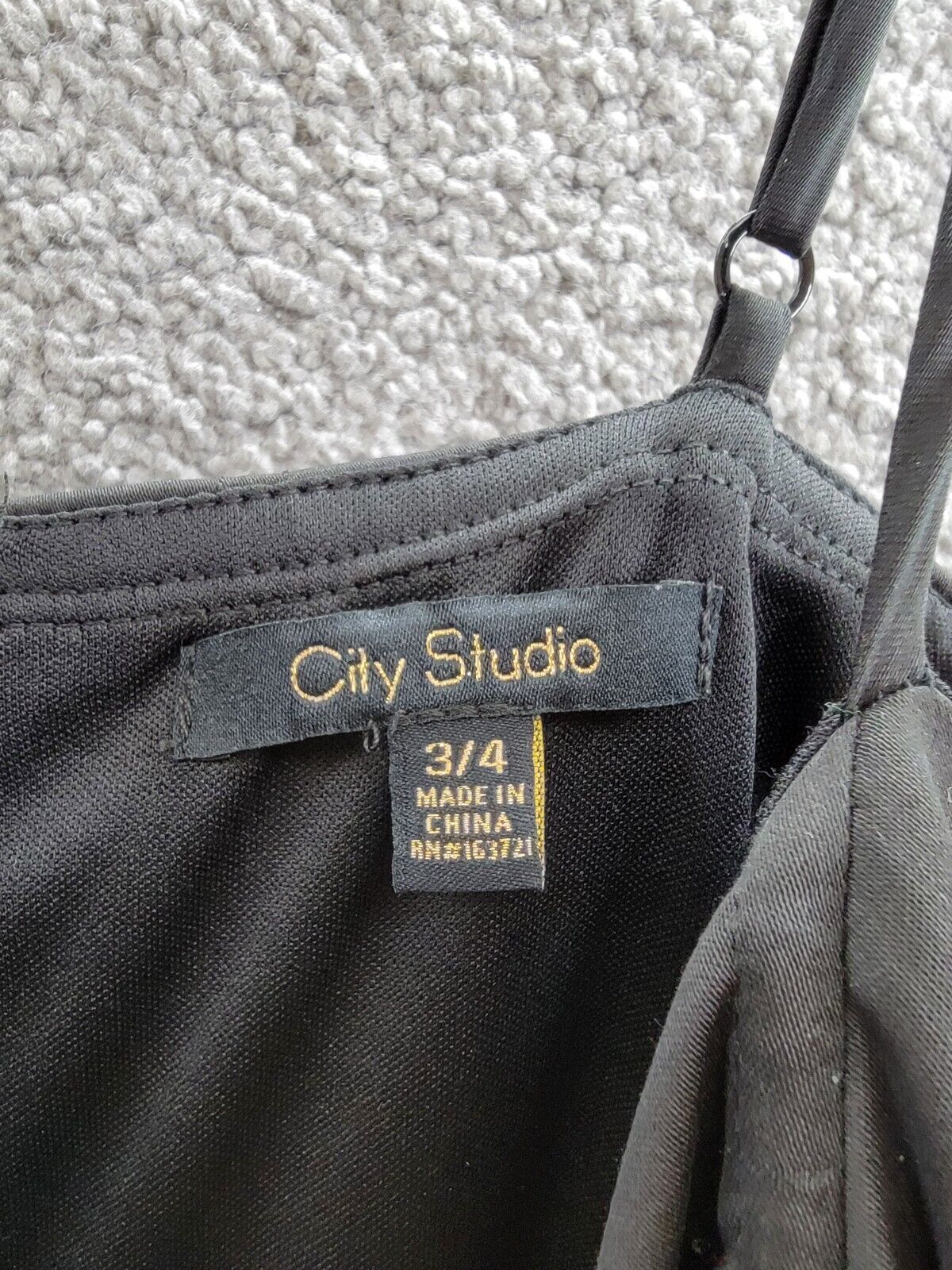 City Studio Corset Top Sweetheart-Neck Tiered-Mesh Gown Juniors' 3/4 Black Zip - Picture 9 of 17