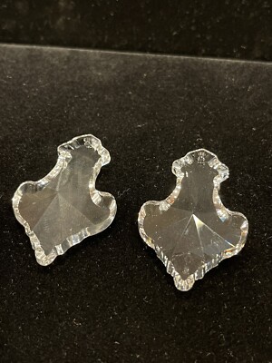 Lot Of 2  French Style Asfour Crystal Prisms