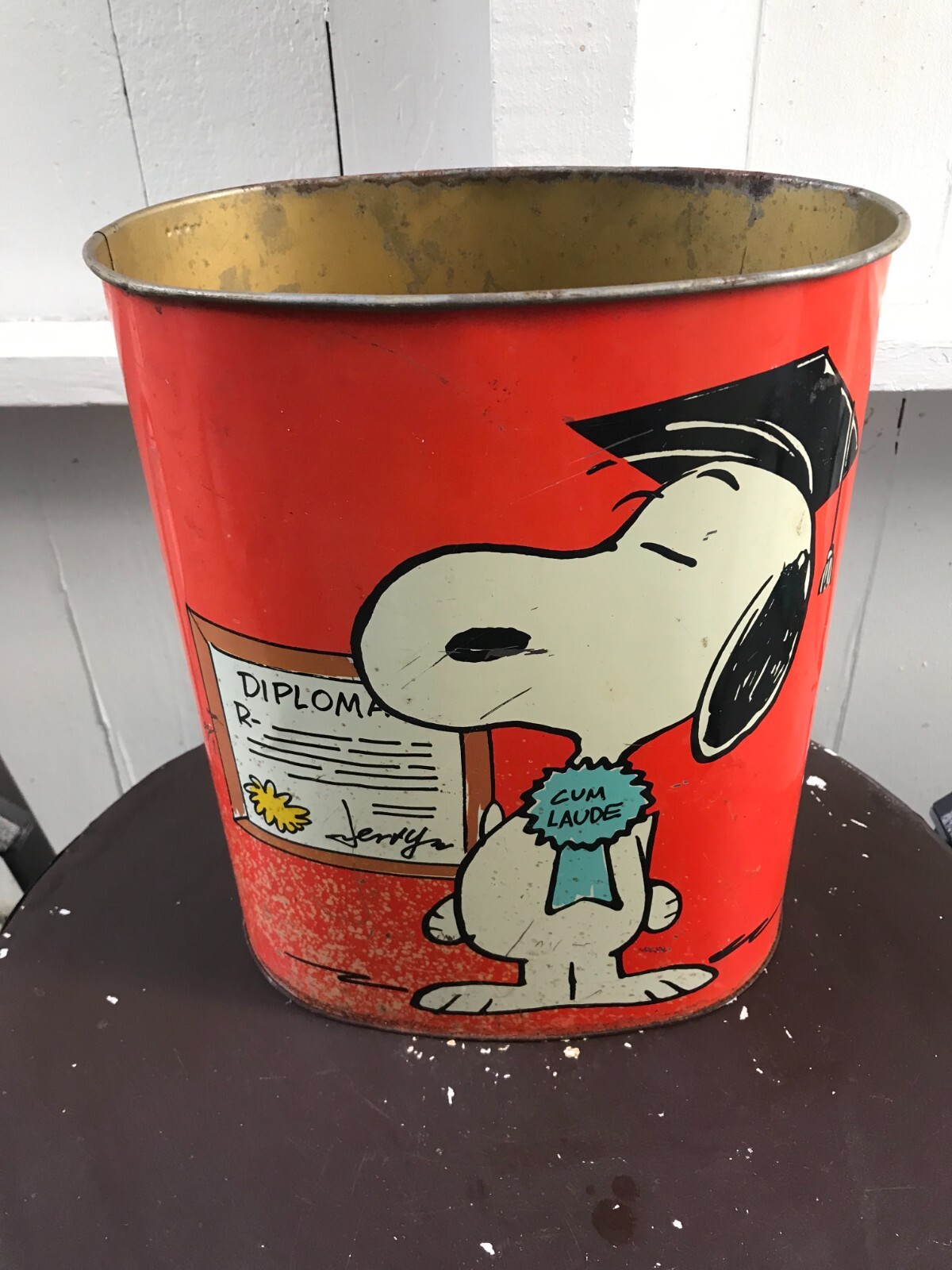 1970年代　CHEINCO社製　ミスターピーナッツ　ゴミ箱　Trash Can 1970年代 CHEINCO社製 ミスターピーナッツ ゴミ箱 Trash Can