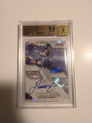 2017 Bowman's Best of Atomic Refractor /25 Lucas Erceg #B17-LE Auto