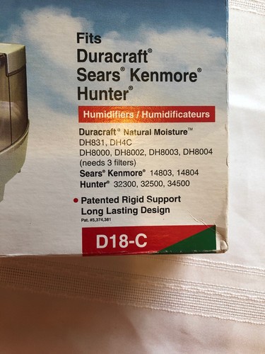 Bestair D18-C Duracraft Kenmore Hunter Replacement Wick Filter