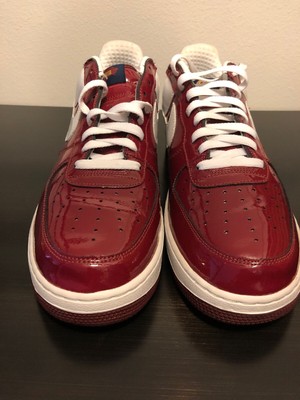 air force 1 burgundy and white
