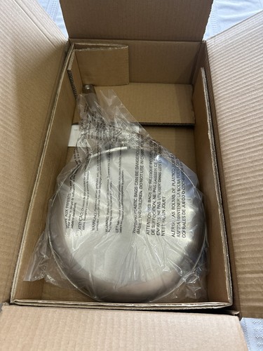Brand New Box Ruffoni RFN 10.75 in 5-Ply Stainless Steel Fry Pan Skillet Italy