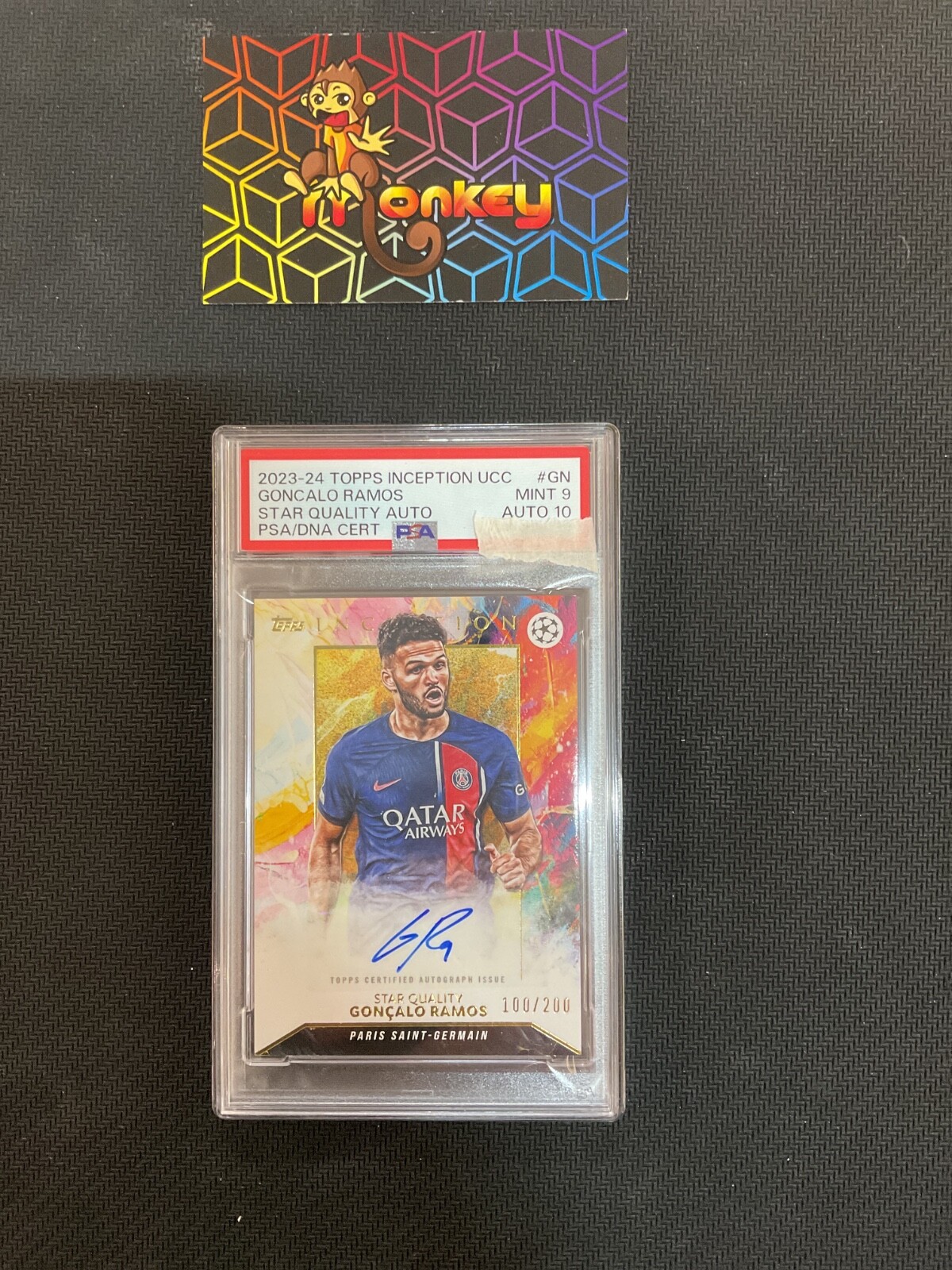 Topps inception 22-23 ガルナチョ RC ルーキー マンU 2023-24 Topps UEFA Alejandro Garnacho #SC-AG RC Starball