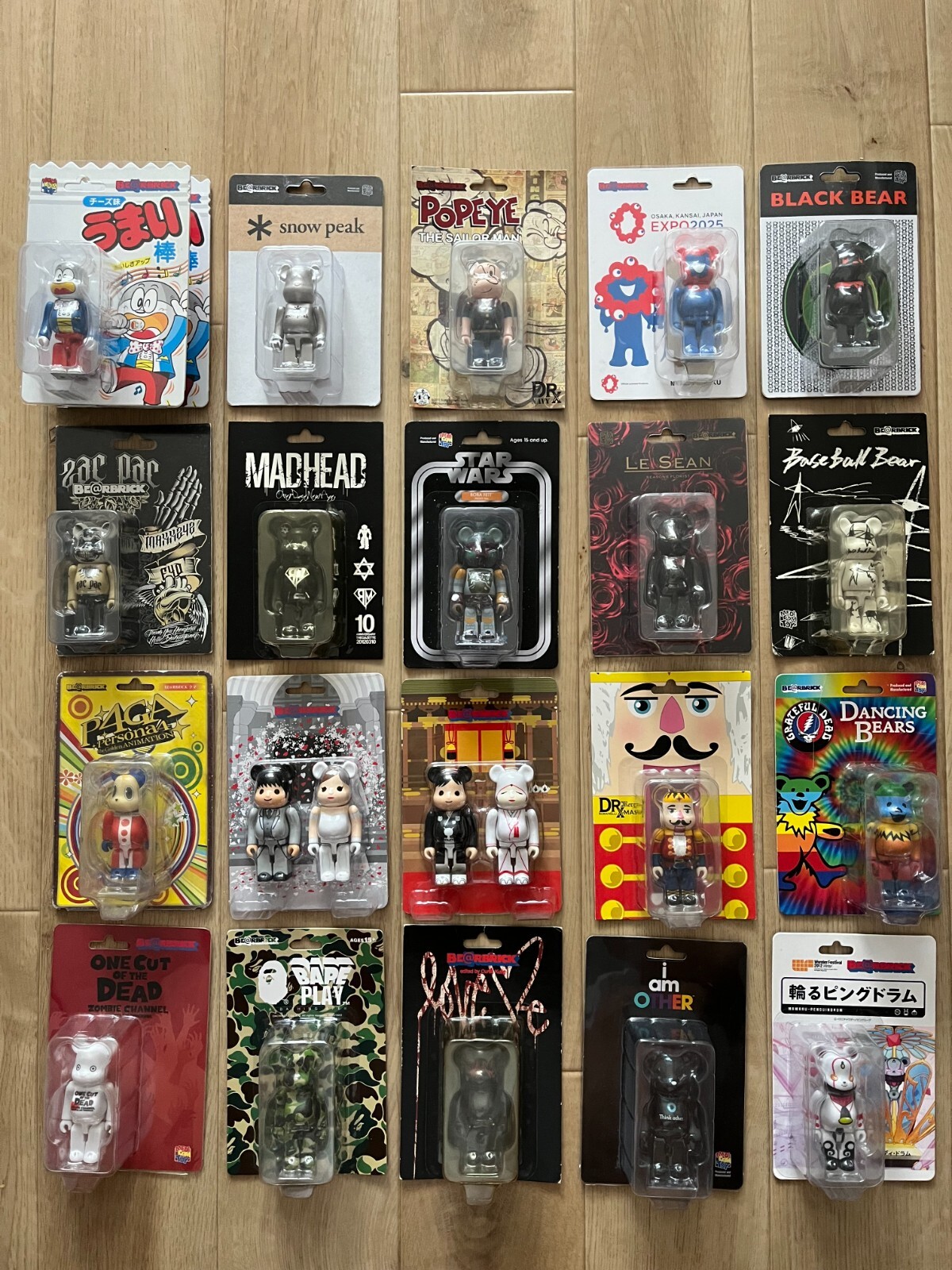 1 Bearbrick Be@rbrick 100% Medicom Toy Limited blister pack