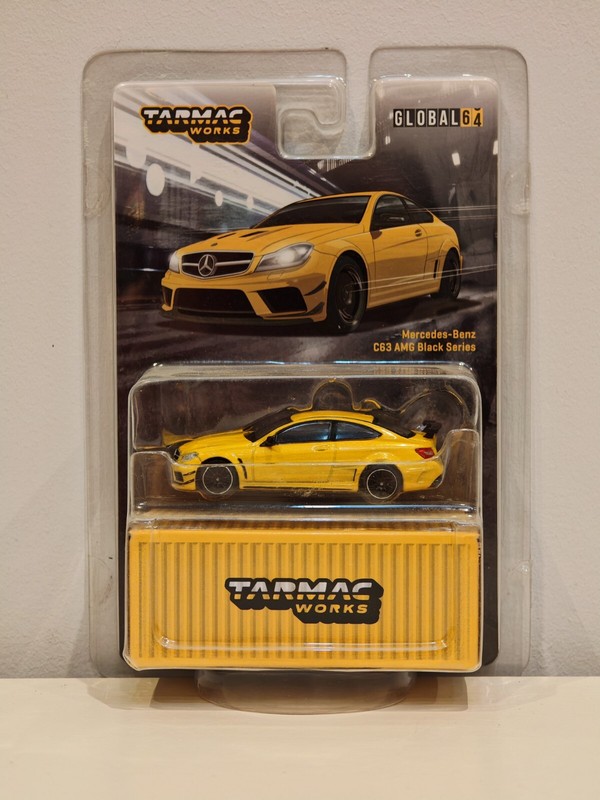Mercedes-Benz C63 Amg Black Series 1/64 Tarmac Works T64g-009-Sb