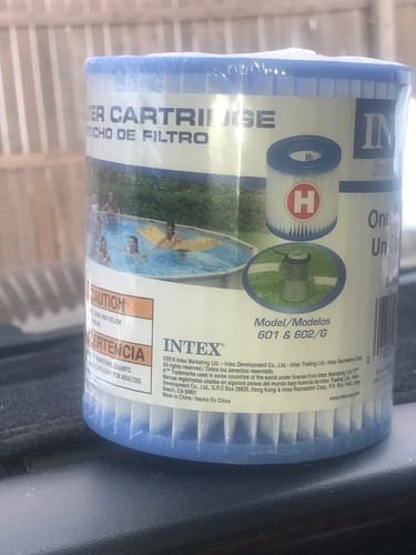 1 Intex 29007E Swimming Pool Filter Cartridge Type H for Model 601 & 602G NEW B5
