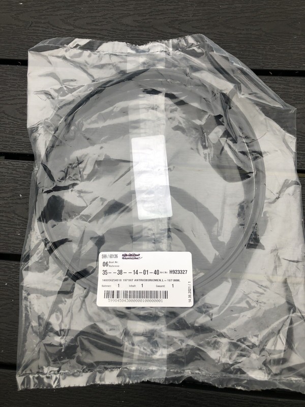 H923327 Keilriemen Riemen Trockner 1971h7 Neu Ovp