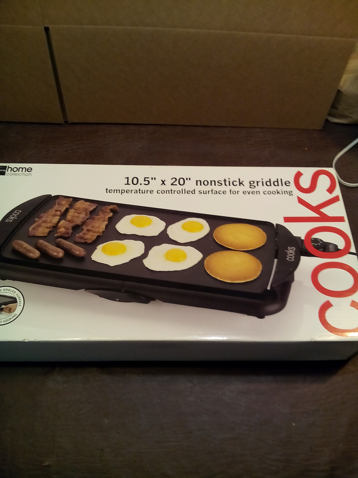 COOKS NON-STICK GRIDDLE MODEL# 2106