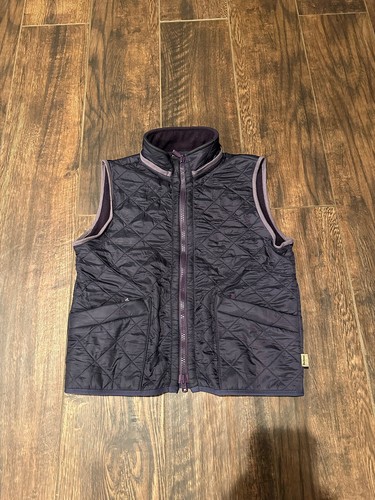 Vintage Barbour Purple Quilted Gilet Vest UK 10 USA 6 | eBay