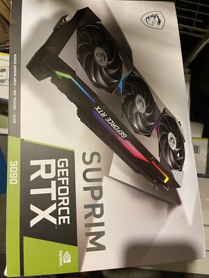 MSI GeForce RTX 3090 Suprim X 24GB GDDR6 Gaming Graphics Card