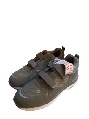 EZ STRIDER Men sz 7.5 W Women 9.5 Grey Hook and Loop Sneakers Shoes Bin 8