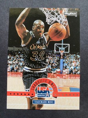 SHAQUILLE O'NEAL, SKYBOX, 1994, ORLANDO MAGIC, TRADEMARK MOVE, Mint