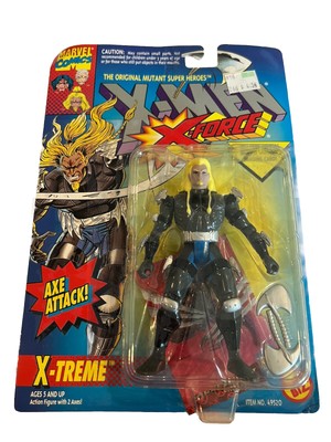 1994 X-MEN X-FORCE X-TREME FIGURE NEW ON CARD Sealed Axe Attack Toy Biz NIP