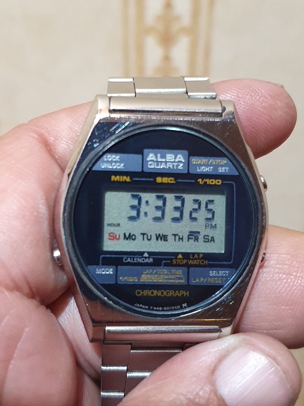 Y448-6010 ALBA Seiko Alba Watch (OH) 美品 SEIKO セイコー ALBA 