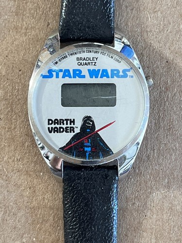 STAR WARS Darth Vader Bradley Quartz Digital Watch 1980