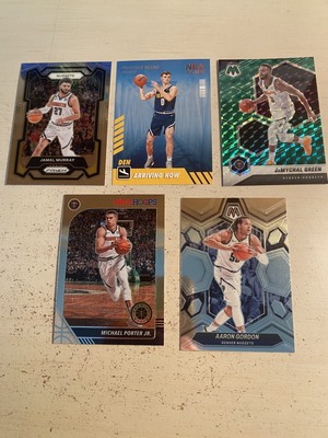 Denver Nuggets Trading Card Lot(5)