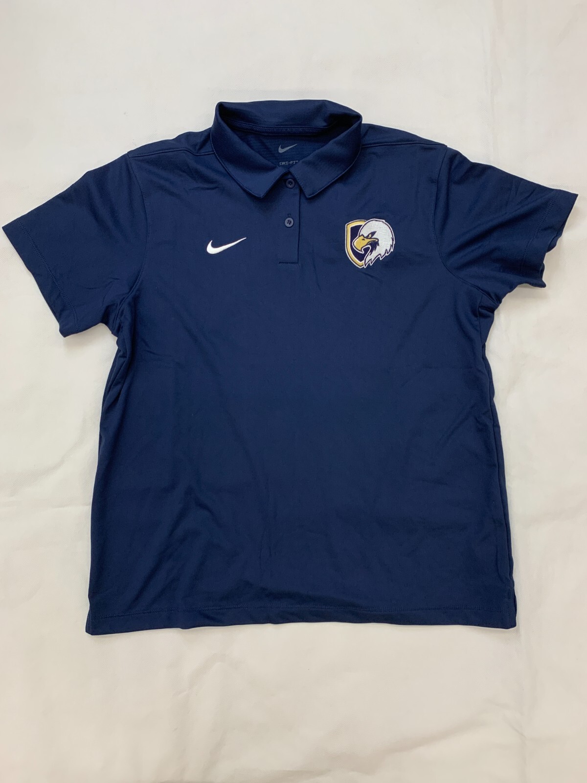 Nike Judson University Eagles Navy Blue Short Sleeve Polo