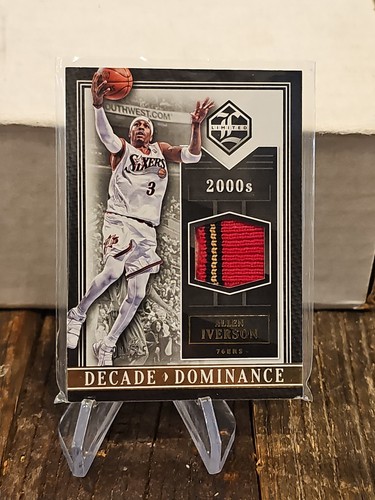 その他 Allen Iverson Jersey Card Logoman Patch 2003 Topps Finest Allen Iverson #PATCH /999 Game Worn Jersey