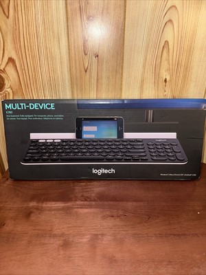Logitech K780 Multi-Device Wireless Keyboard for Computer, Phone, Tablet - Black