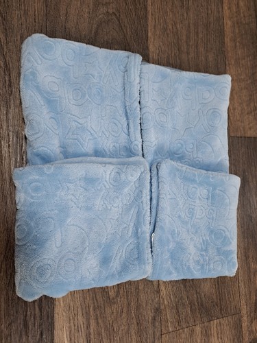 Baby Boy Moon And Star SOFT PLUSH Blue BLANKET