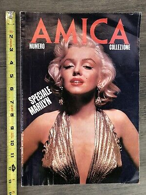 Vintage Amica Magazine Italian 1982 Marilyn Monroe Cover Italy
