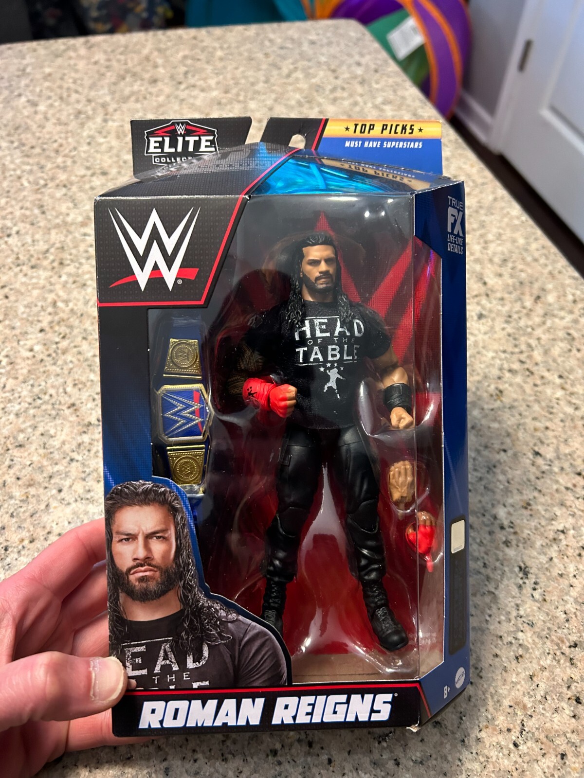 NEW! Roman Reigns WWE Mattel Elite Series Wrestling Action Figure