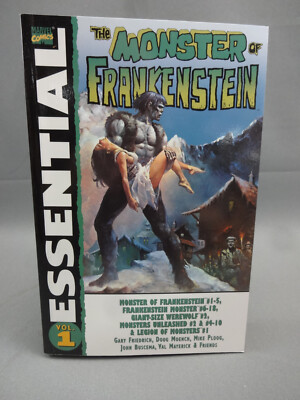 Marvel Essential The Monster Of Frankenstein VOLUME 1 TPB Gary Friedrich EX/NM