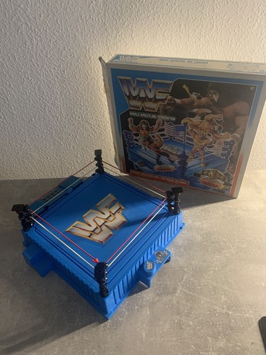 WWF Wrestling Soundbox Hasbro WCW WWE Ring  90er Mit Soundbar Vintage Rar OVP