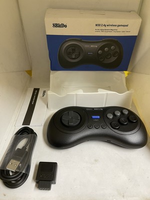 8Bitdo M30 2.4G Wireless Gamepad for Sega Genesis Mini and Mega Drive Mini b-x