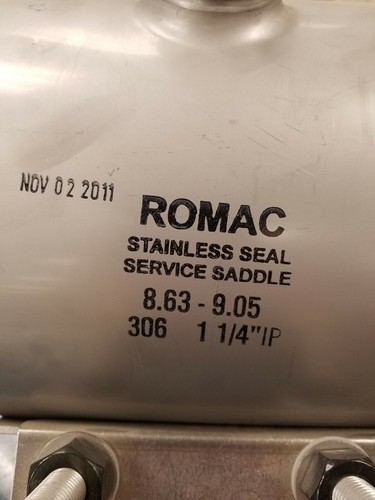 Romac Stainless Steel Saddle - 8