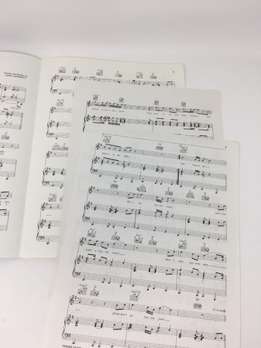 Tender Years Eddie and the Cruisers Sheet Music 1984