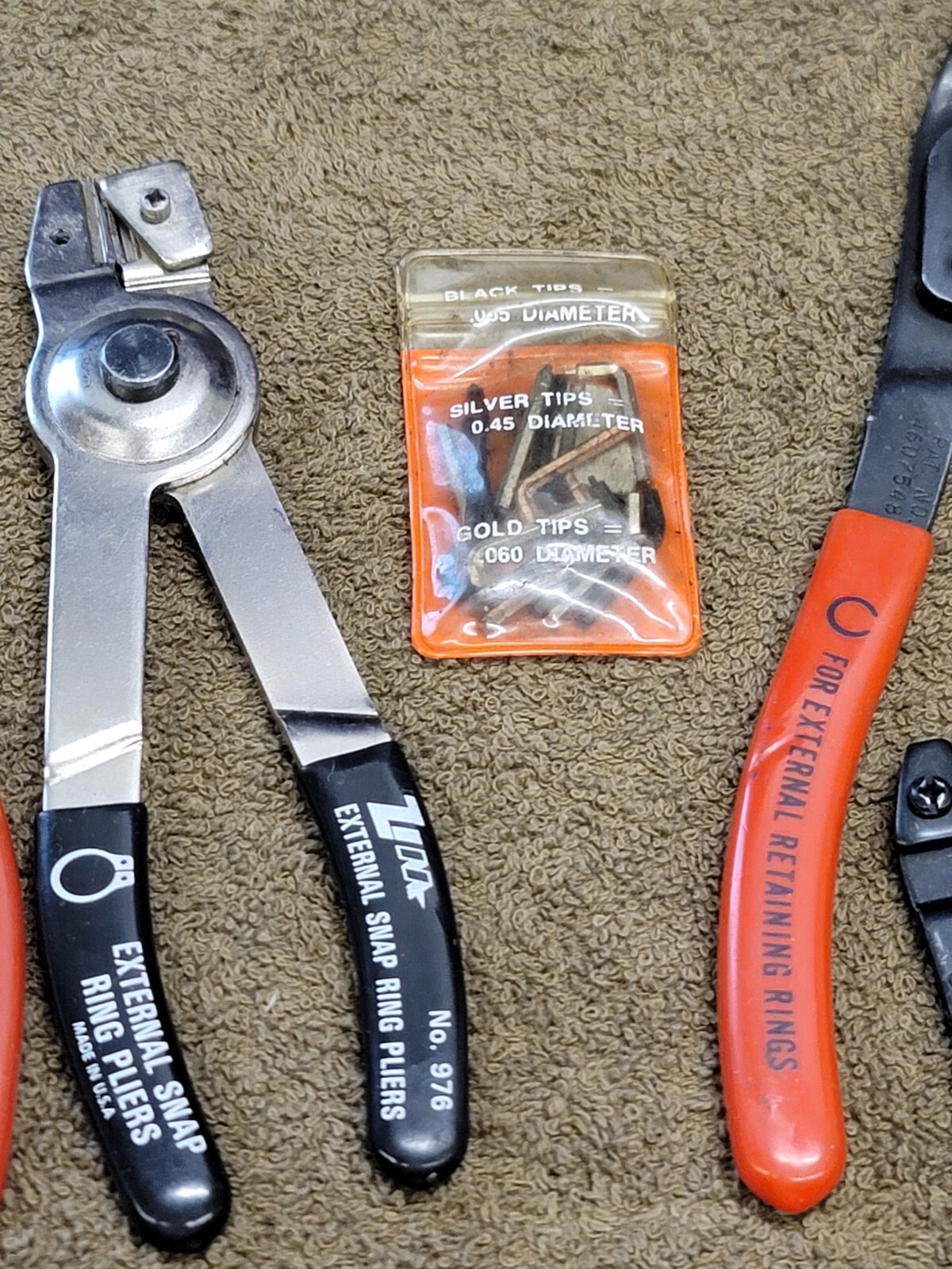 12 Milbar Imperial External Internal Combination Retaining Snap Ring Pliers 47R