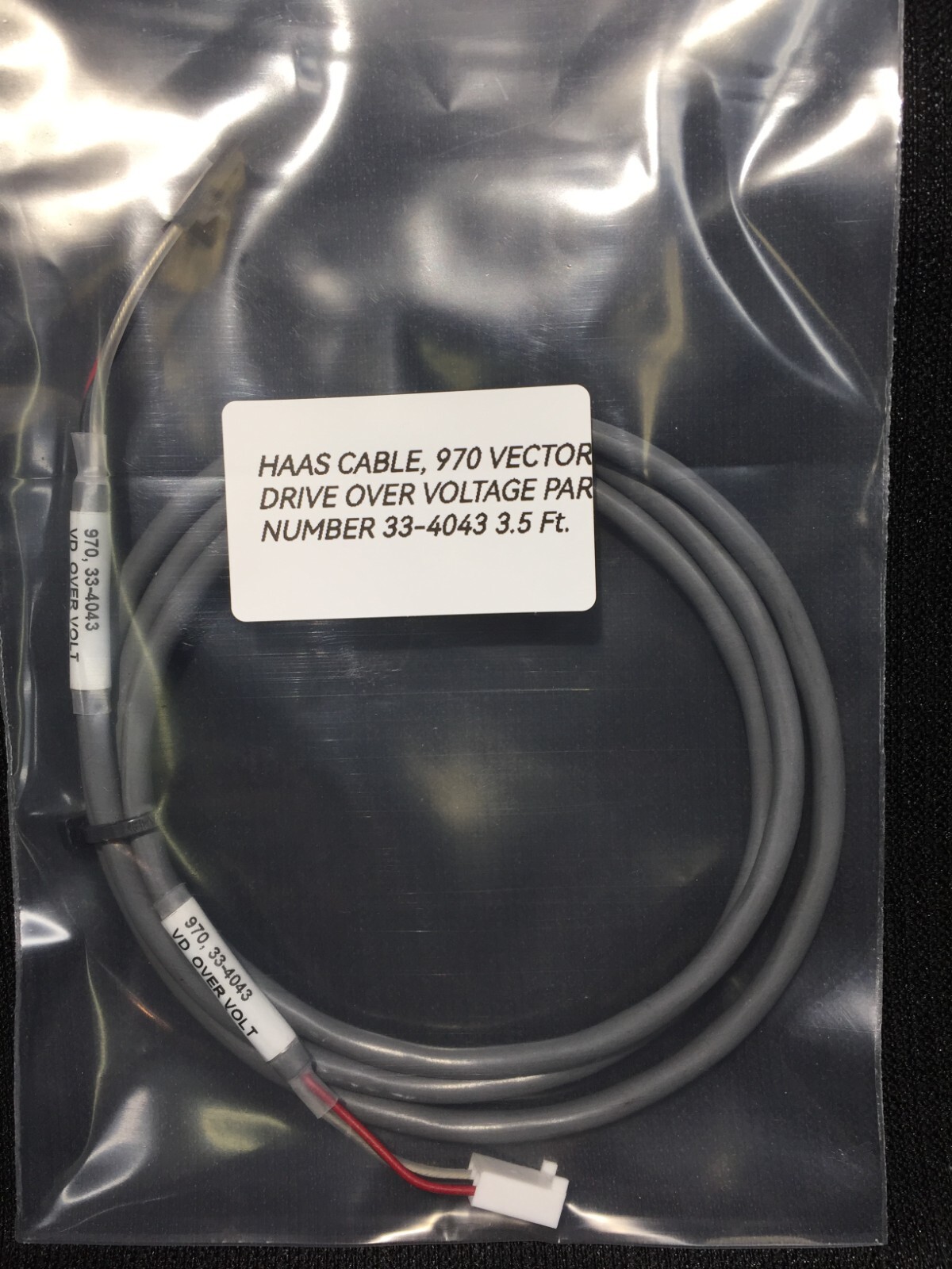HAAS CABLE 970 VECTOR DRIVE OVER VOLTAGE CABLE PART# 33-4043