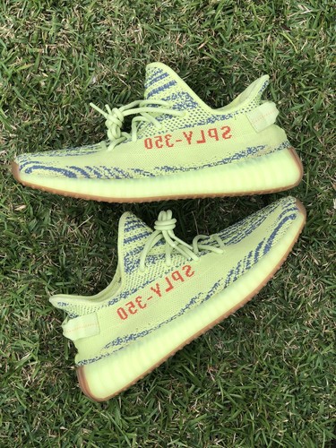frozen yellow yeezy size 7